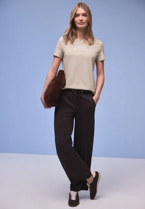 T-shirt avec wording clay sand T-shirt avec wording clay sand