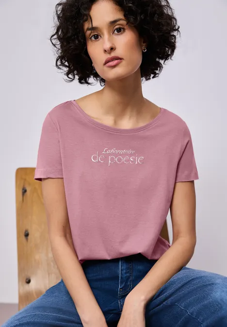 T-shirt avec wording clouded blush T-shirt avec wording clouded blush