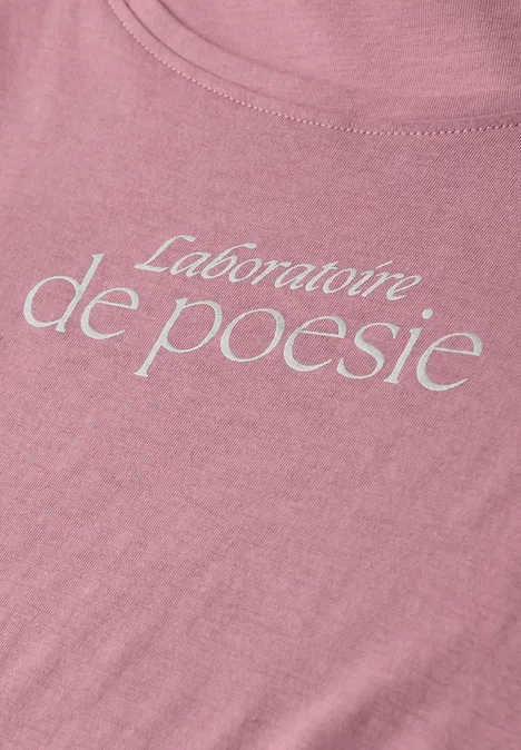 T-shirt avec wording clouded blush T-shirt avec wording clouded blush