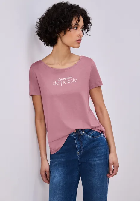 T-shirt avec wording clouded blush T-shirt avec wording clouded blush