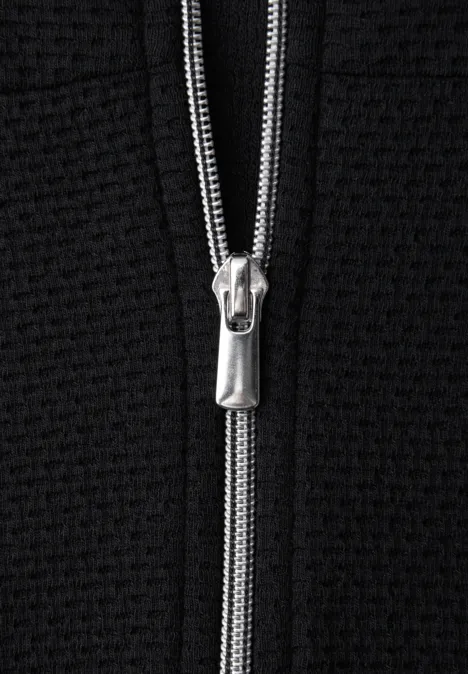 Jas met lange mouwen en schildpadhals Black