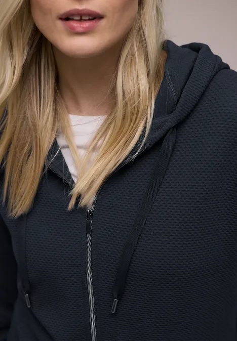 Veste courte à capuche shadowed navy