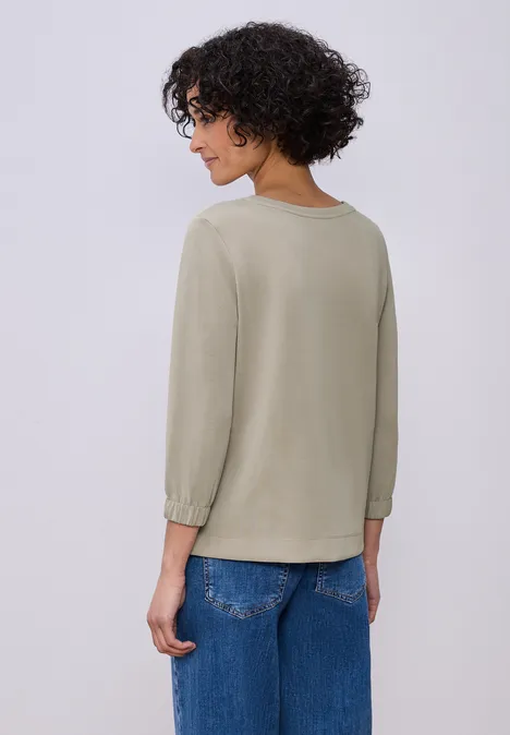 T-shirt en couleur unie timeless beige T-shirt en couleur unie timeless beige