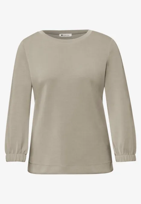 T-shirt en couleur unie timeless beige T-shirt en couleur unie timeless beige