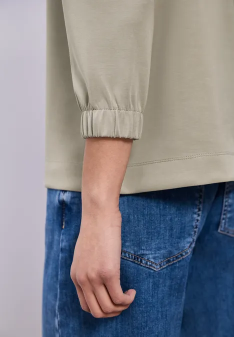 T-shirt en couleur unie timeless beige T-shirt en couleur unie timeless beige