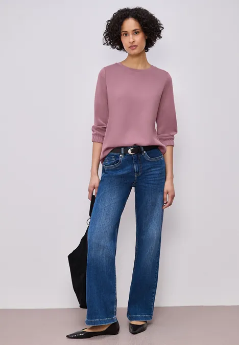 Shirt in effen kleur clouded blush