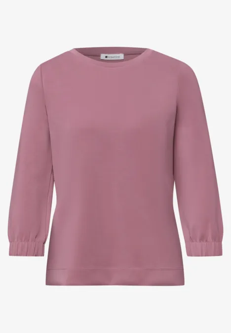 Shirt in effen kleur clouded blush