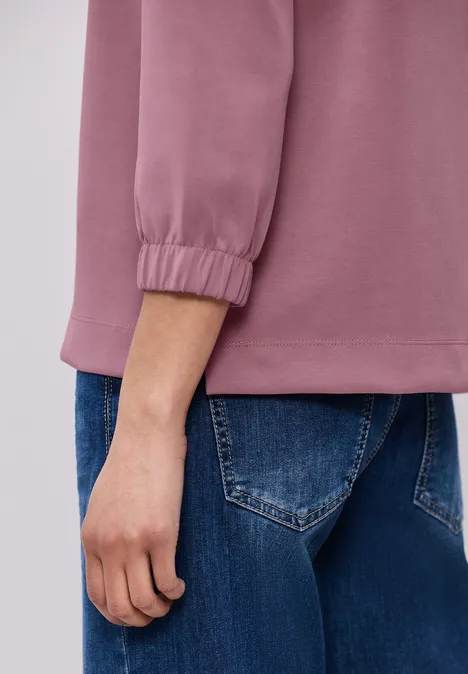 Shirt in effen kleur clouded blush