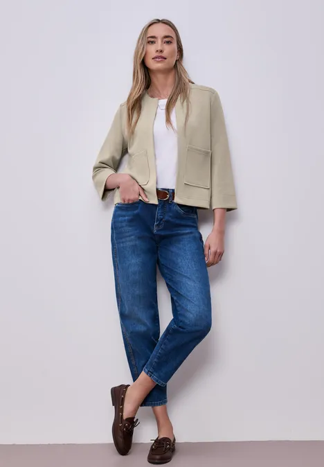Veste look soie timeless beige Veste look soie timeless beige