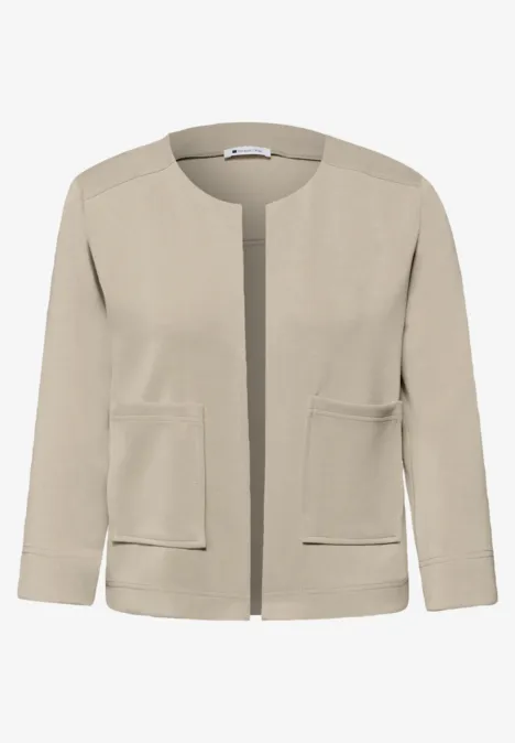 Veste look soie timeless beige Veste look soie timeless beige