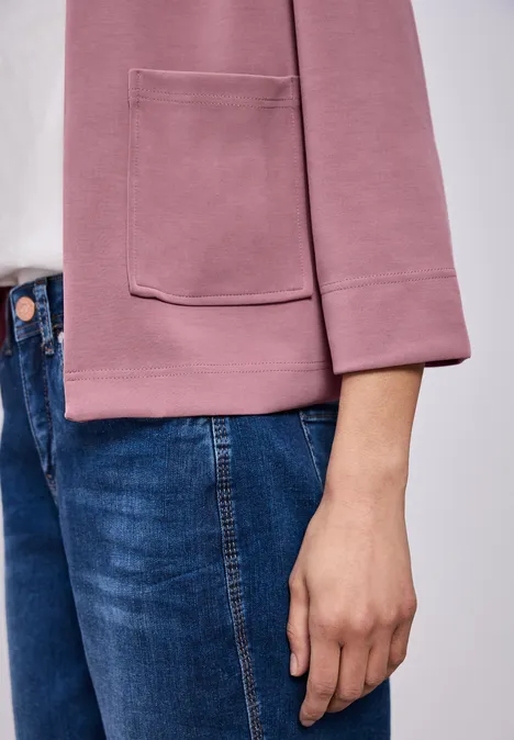 Silk-Look jasje clouded blush