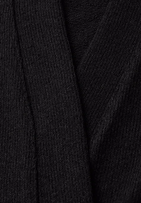 Veste à manches longues, coupe allongée Black Veste à manches longues, coupe allongée Black