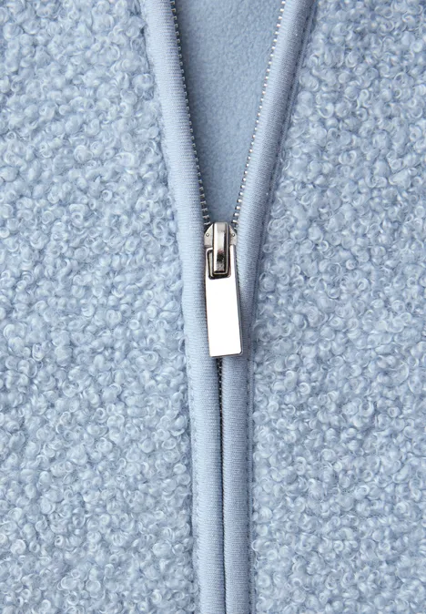 Vest met rits calm blue Vest met rits calm blue