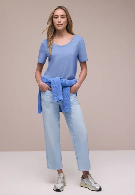 Basic Shirt drift blue Basic Shirt drift blue