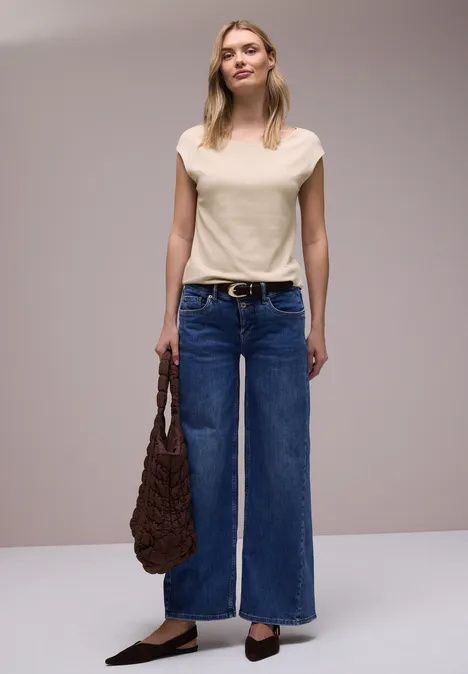 Koszulka Basic cotton beige