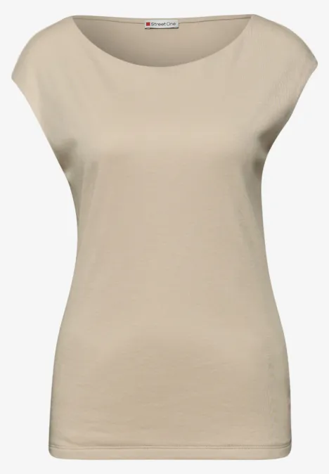 Koszulka Basic cotton beige