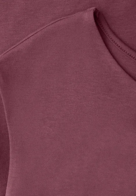 Basic Shirt mit U-Boot-Ausschnitt dark clouded blush