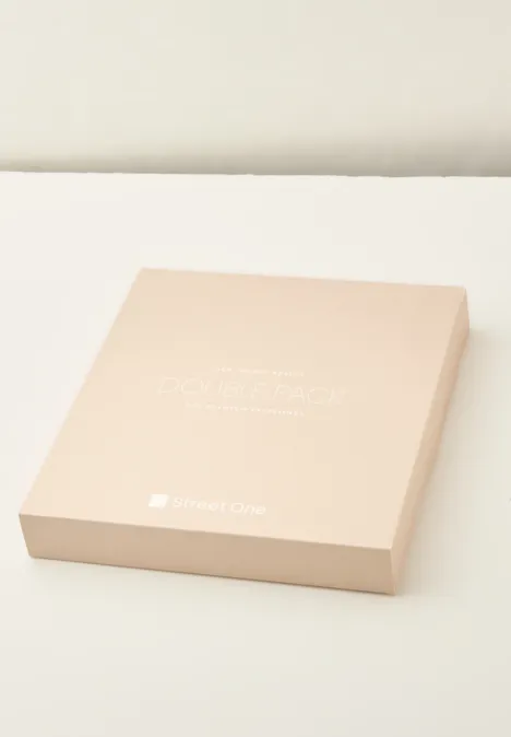 T-shirts basiques en pack de 2 black/salsa red