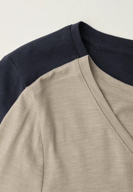 T-shirts basiques en pack de 2 shadowed navy/timeless beige T-shirts basiques en pack de 2 shadowed navy/timeless beige
