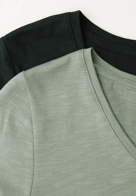 T-shirts basiques en pack de 2 mint leaf/deep bound green T-shirts basiques en pack de 2 mint leaf/deep bound green