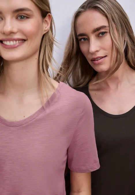 T-shirts basiques en pack de 2 espresso brown/clouded blush T-shirts basiques en pack de 2 espresso brown/clouded blush