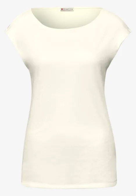 Basic Shirt mit Boatneck im 2er-Pack off white/black Basic Shirt mit Boatneck im 2er-Pack off white/black