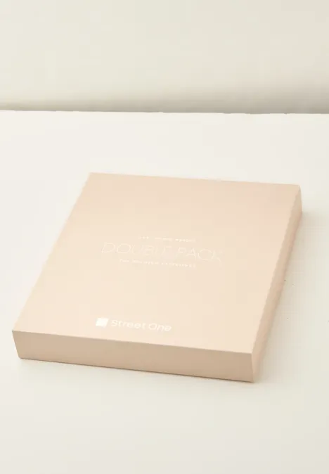 Basic Shirt mit Boatneck im 2er-Pack off white/black Basic Shirt mit Boatneck im 2er-Pack off white/black