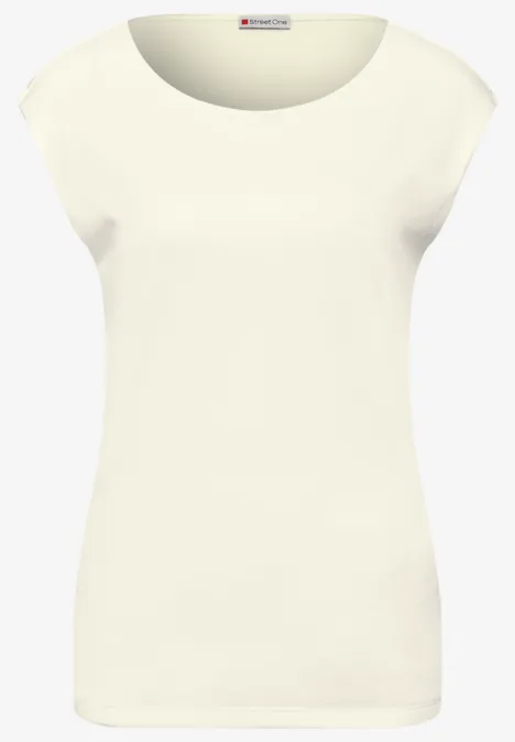 Basic Shirt mit Boatneck im 2er-Pack off white/cotton beige Basic Shirt mit Boatneck im 2er-Pack off white/cotton beige