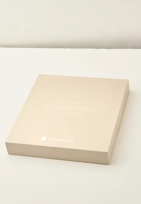 Basic Shirt mit Boatneck im 2er-Pack off white/cotton beige Basic Shirt mit Boatneck im 2er-Pack off white/cotton beige