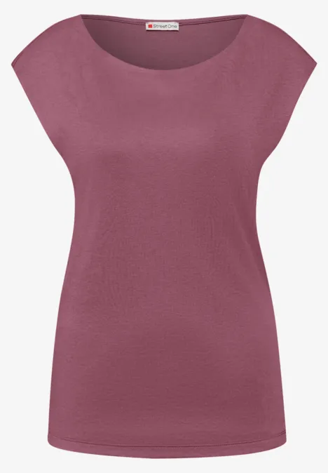 Basic Shirt mit Boatneck im 2er-Pack black/dark clouded blush Basic Shirt mit Boatneck im 2er-Pack black/dark clouded blush