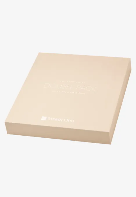 Basic Shirt mit Boatneck im 2er-Pack black/dark clouded blush Basic Shirt mit Boatneck im 2er-Pack black/dark clouded blush