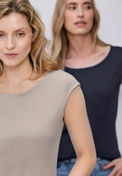 T-shirts basiques en pack de 2 shadowed navy/timeless beige T-shirts basiques en pack de 2 shadowed navy/timeless beige