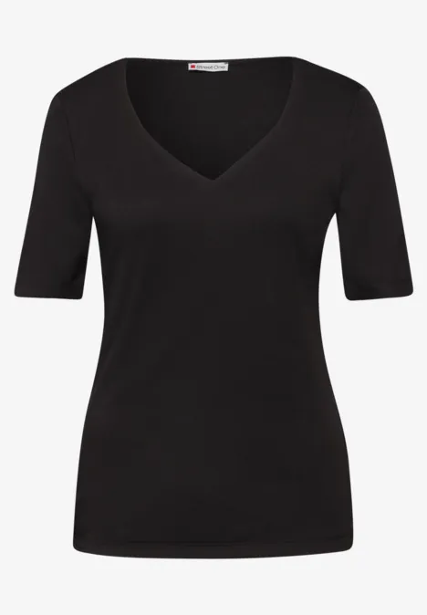 T-shirts avec encolure en cœur en pack de 2 black/salsa red T-shirts avec encolure en cœur en pack de 2 black/salsa red