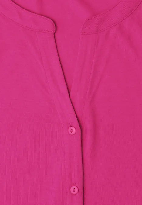 Chemise à épaules tombantes, style tunique magenta dream