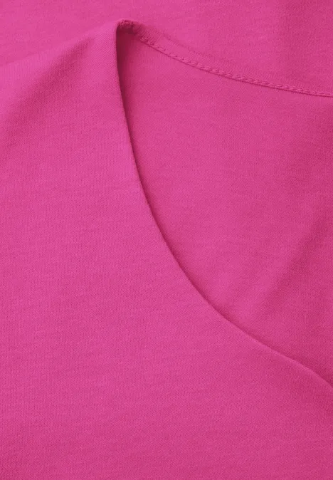 T-shirt à manches courtes avec encolure en cœur magenta dream T-shirt à manches courtes avec encolure en cœur magenta dream