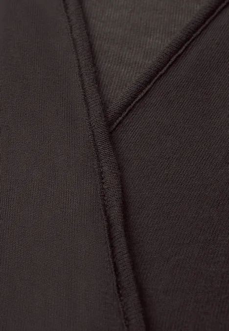 Veste à manches longues, coupe ouverte espresso brown