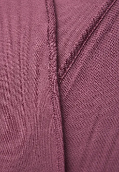 Jas met lange mouwen en een open pasvorm dark clouded blush