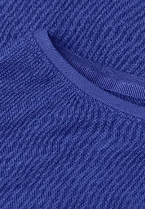 Kurzarm Shirt mit U-Boot-Ausschnitt amparo blue Kurzarm Shirt mit U-Boot-Ausschnitt amparo blue