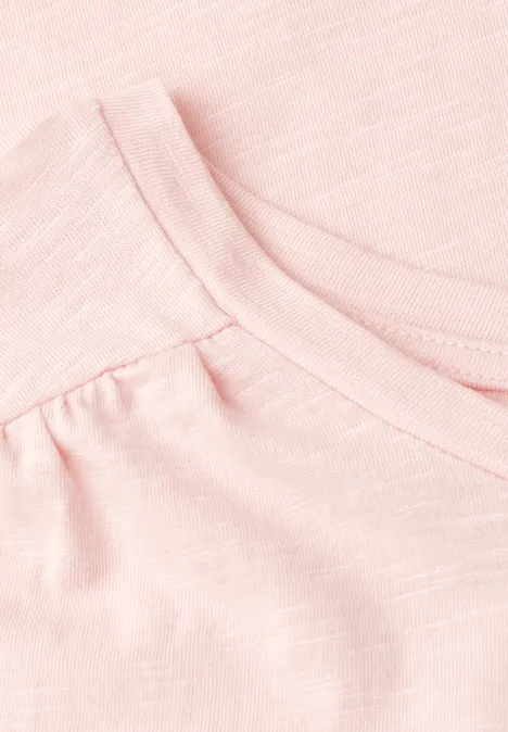 Shirt mit Rundhals und Raffung minimal rose Shirt mit Rundhals und Raffung minimal rose