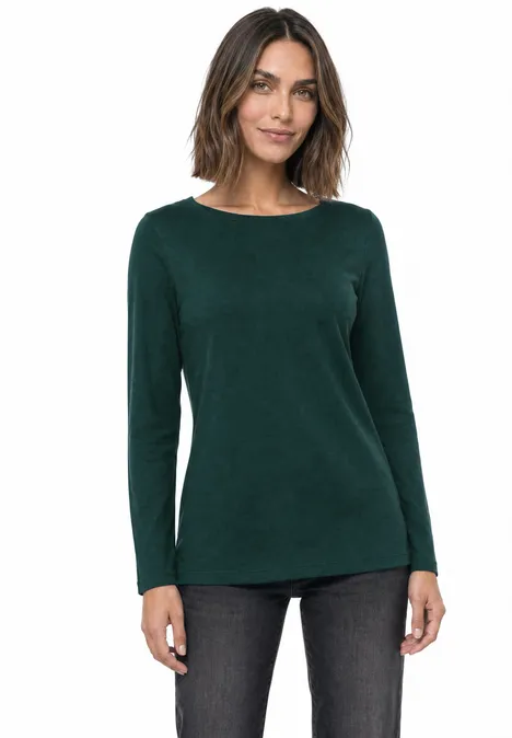 Lot de 2 t-shirts à manches longues et col bateau shadow teal/eucalyptus green