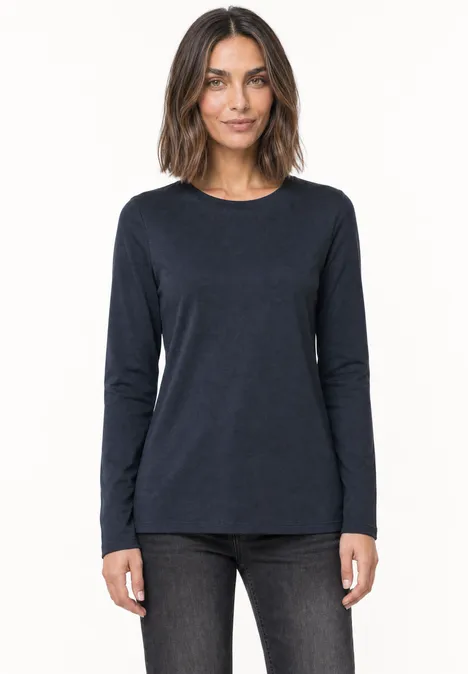 Lot de 2 t-shirts à manches longues et encolure bateau darkest blue/clay sand