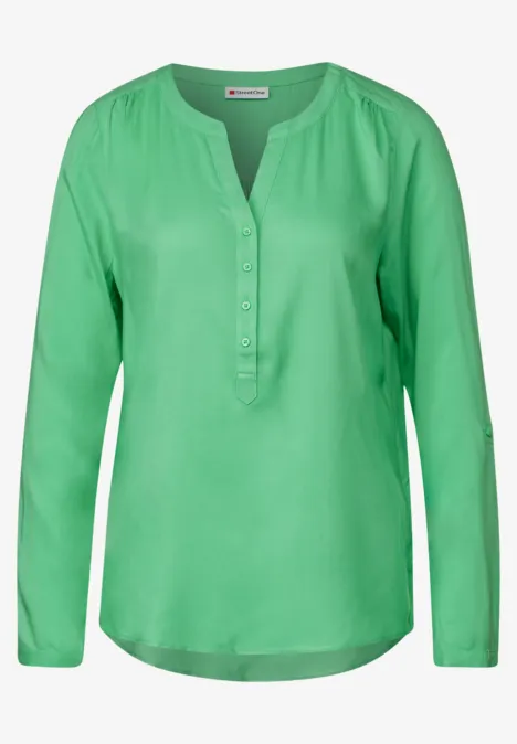Bluse im Tunikastyle soft grass green