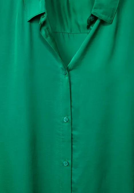 Lange Viskosebluse fresh spring green