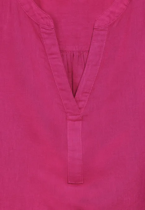 Bluse aus Leinenmischung smell of rose