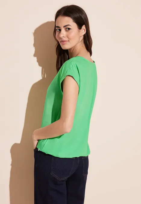 Viskose Bluse light spring green