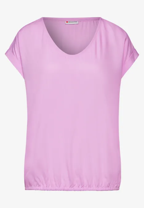 Viskose Bluse cherry blossom rose