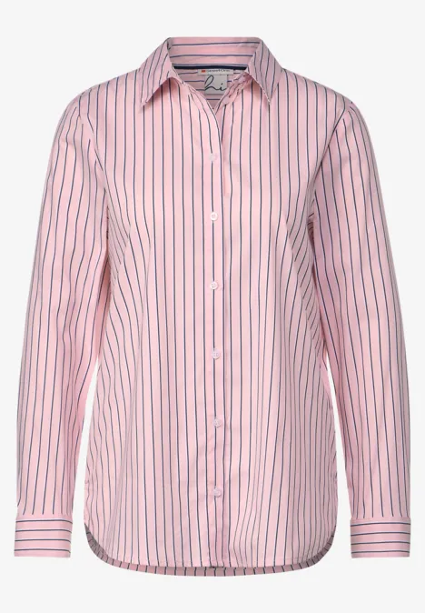 Streifen Hemdbluse soft legend rose