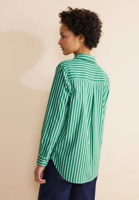 Streifen Hemdbluse fresh spring green