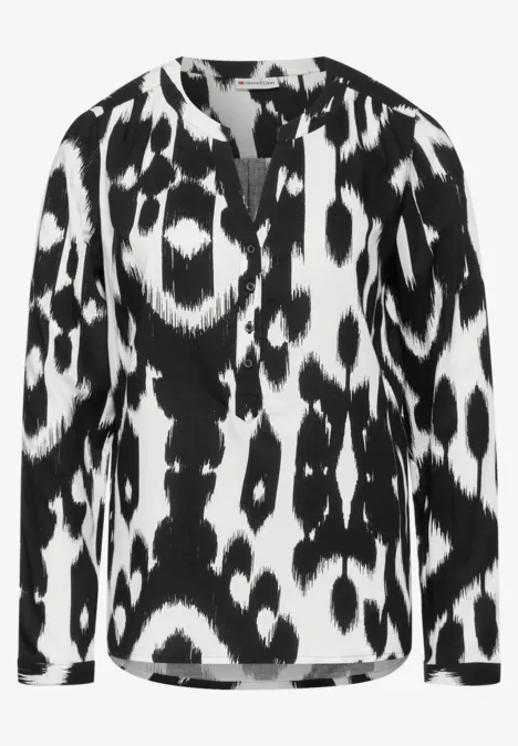 Blouse met grafische print Black Blouse met grafische print Black