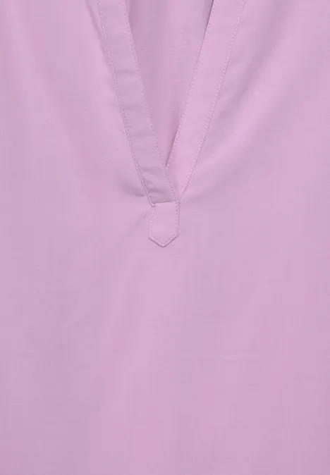 Blusenshirt in Unifarbe cherry blossom rose